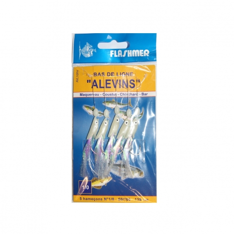 BAS DE LIGNE ALEVINS PHOSPHO FLASHMER / Leurres