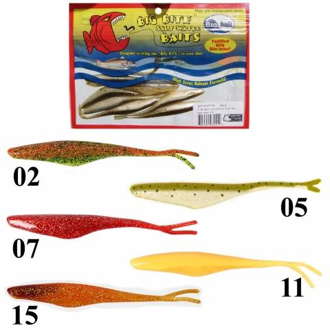 JERK MINNOW FORK TAIL biodégradable 10cm-8 leurres / Eau Douce