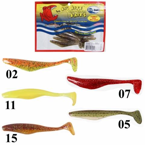 JERK MINNOW PADDLE biodégradable 10cm-8 leurres / Shads/Swimbaits