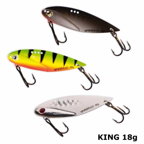 LEURRE LAMES VIBRANTES SPINMAD KING 18g / Leurres