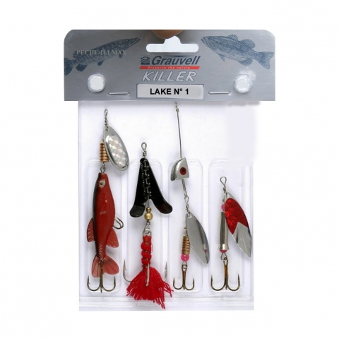 KIT CARNASSIERS 4 CUILLERS LAKE N°1 / Packs/Kits