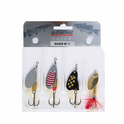 KIT CARNASSIERS 4 CUILLERS RIVER N°1 / Packs/Kits