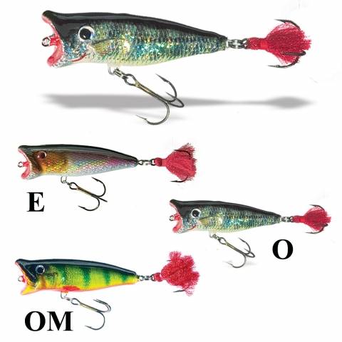 LEURRE POISSON NAGEUR POPPER JAXON 9cm 15g / Poppers