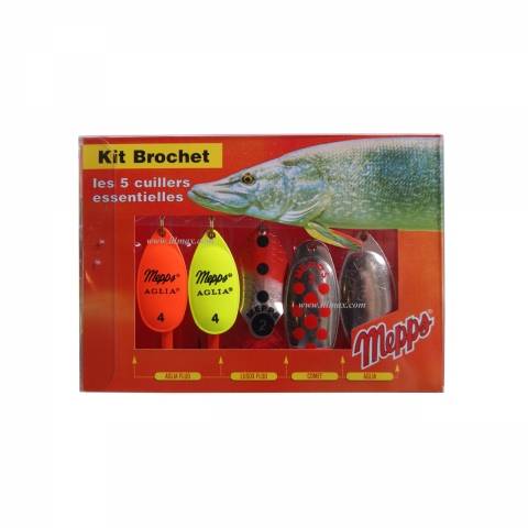 MEPPS KIT BROCHET 5 CUILLERS / Eau Douce