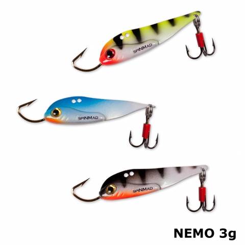 LEURRE VERTICAL JIG SPINMAD NEMO 3g / Leurres