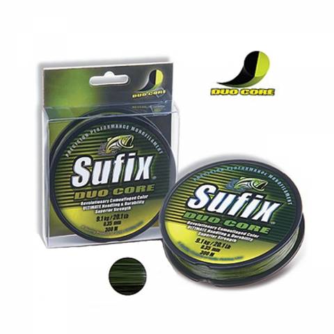 NYLON DUO CORE CAMO SUFIX 300m / Fils de pêche