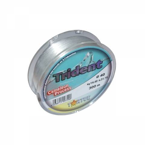 NYLON TRIDENT TORTUE CRISTAL 300m / Eau Douce