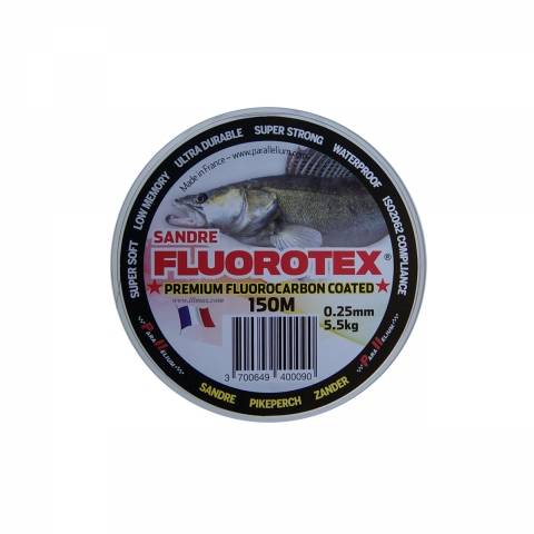 NYLON PARALLELIUM FLUOROTEX SANDRE VERT 150m / Fils de pêche