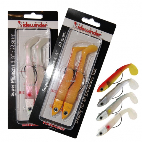 PACK WEEDLESS 2 LEURRES MONTES 12cm 30G / Prêts à pêcher