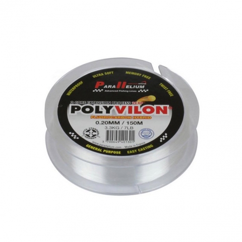 NYLON POLYVILON FLUORO HYBRID PARALLELIUM 150m / Eau Douce