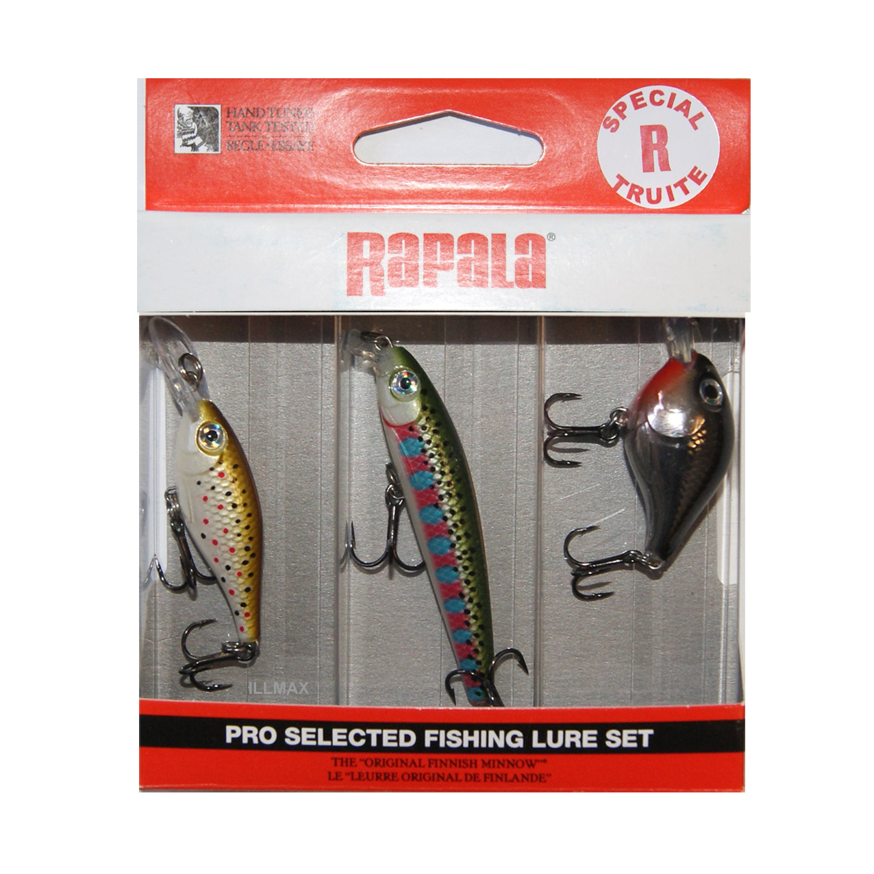 KIT TRUITE 3 LEURRES ULTRA LIGHT RAPALA 