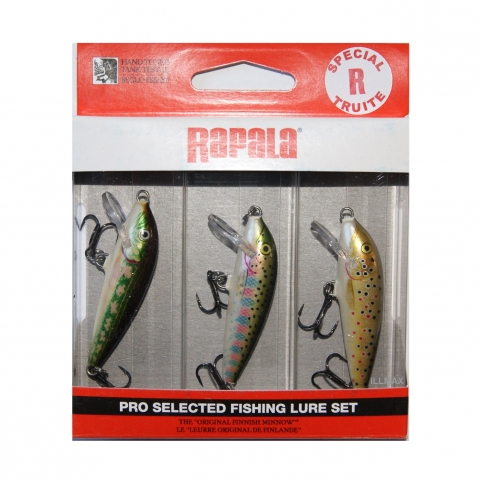 KIT TRUITE 3 LEURRES 5CM RAPALA / Eau Douce