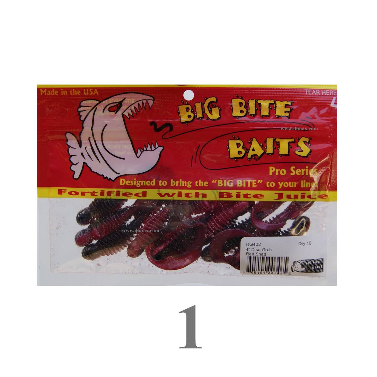DISC GRUB BIG BITE BAITS Leurres souples