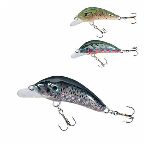 LEURRE POISSON NAGEUR SENSO JAXON 4cm 3g / Leurres Truite