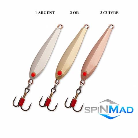 LEURRE CUILLERS ONDULANTES SPINMAD K3. 2g - 3cm / Leurres