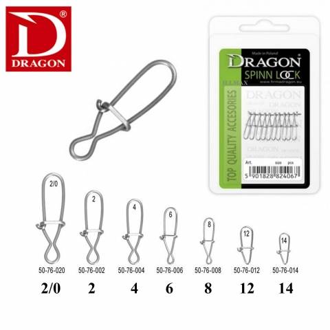 AGRAFES DRAGON SPINN LOCK / Emerillons/Agrafes