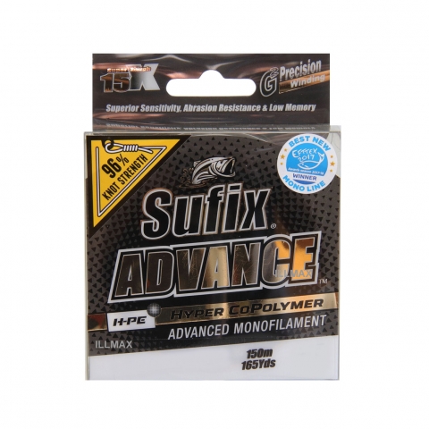 NYLON ADVANCE G2 SUFIX CRISTAL 150m / Fils de pêche