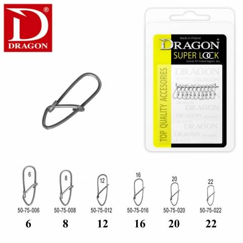 AGRAFES DRAGON SUPER LOCK / Eau Douce