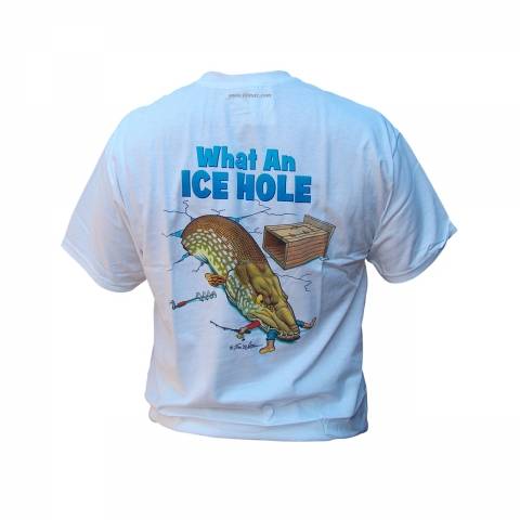 TEE-SHIRTS PECHE AFTCO What an ice hole / Mer
